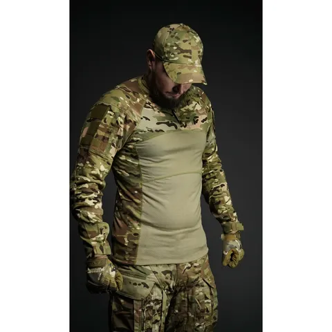 Тактична бойова сорочка UBACS Tactical Series Long Sleeve з посиленими рукавами та велкро-панелями — фото 8