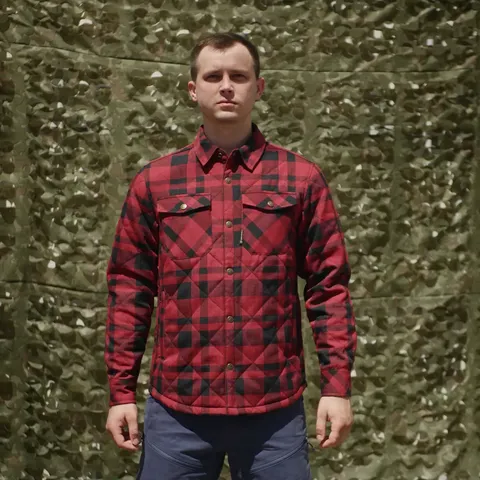 Куртка Frontier Tartan Червона — фото 2