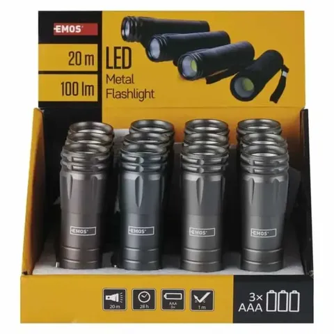 Лiхтар ручний Emos P4705 100 Lm 3×AAA метал — фото 2