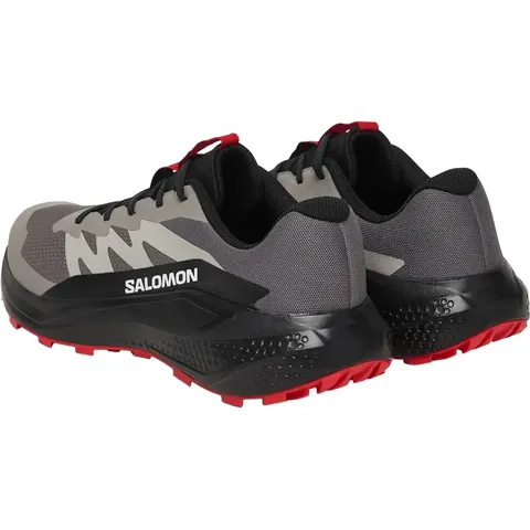 Чоловічі кросівки Salomon ALPHAGLIDE для міста та активного руху Cloudburst Black / Fiery Red — фото 5