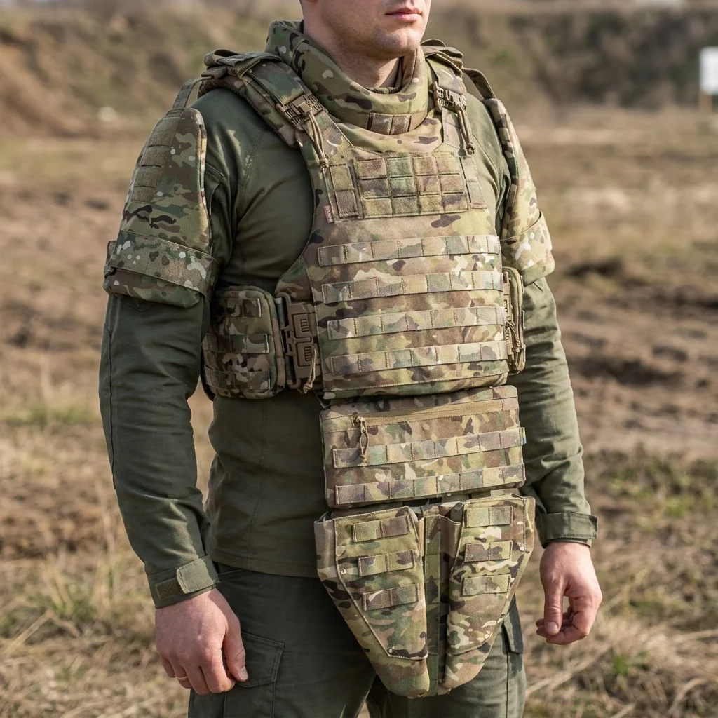 Бронежилет Kiborg Modular X-1 (XL) з балістичним захистом Militex (2 клас)