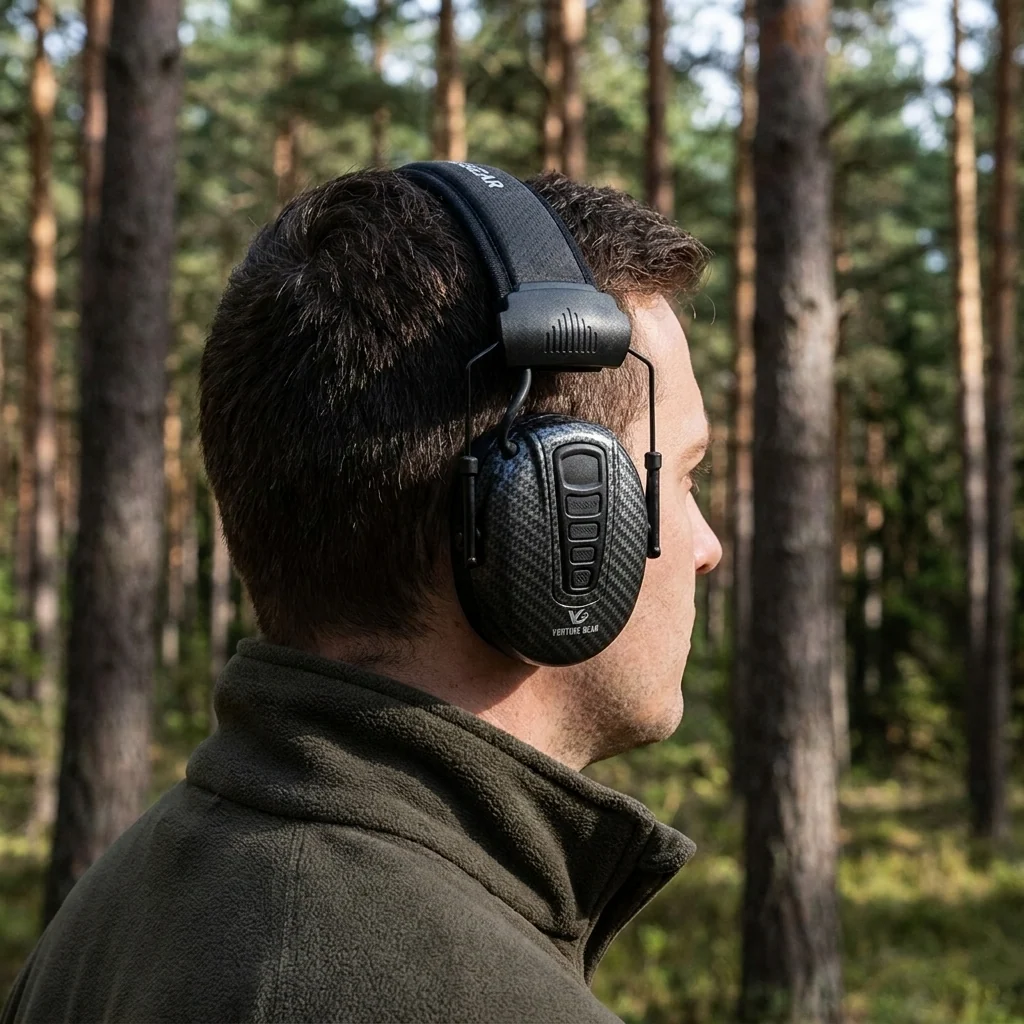 Захисні активні навушники протишумні Venture Gear Clandestine NRR24dB Графіт