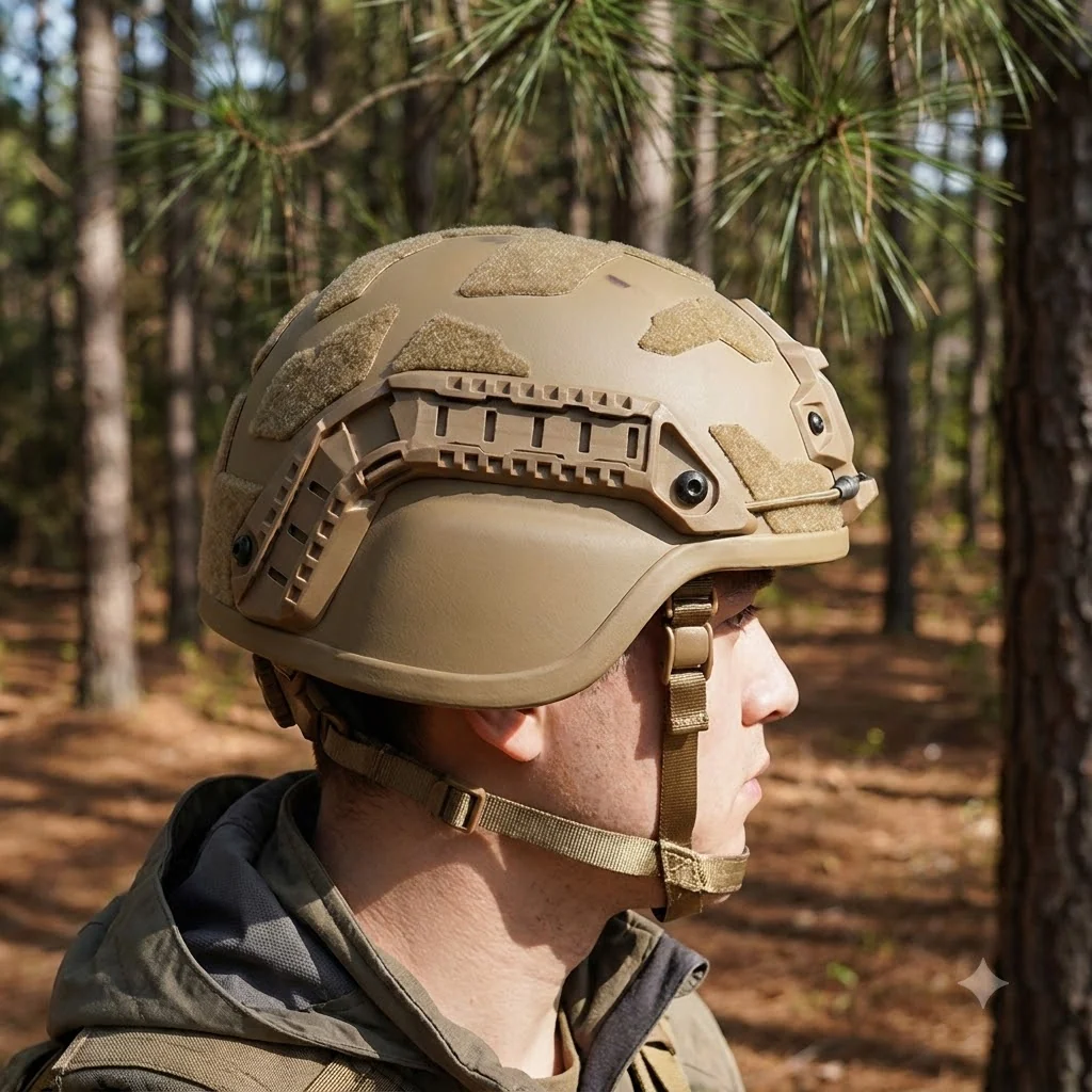 Балістичний шолом MICH Protection Group Denmark Койот