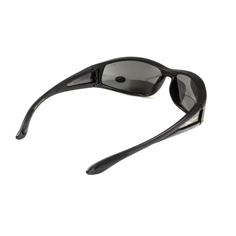 Окуляри біфокальні поляризаційні (захисні) BluWater Winkelman-2 polarized (+2.5 bifocal), (gray) чорні, Чорний — фото 5