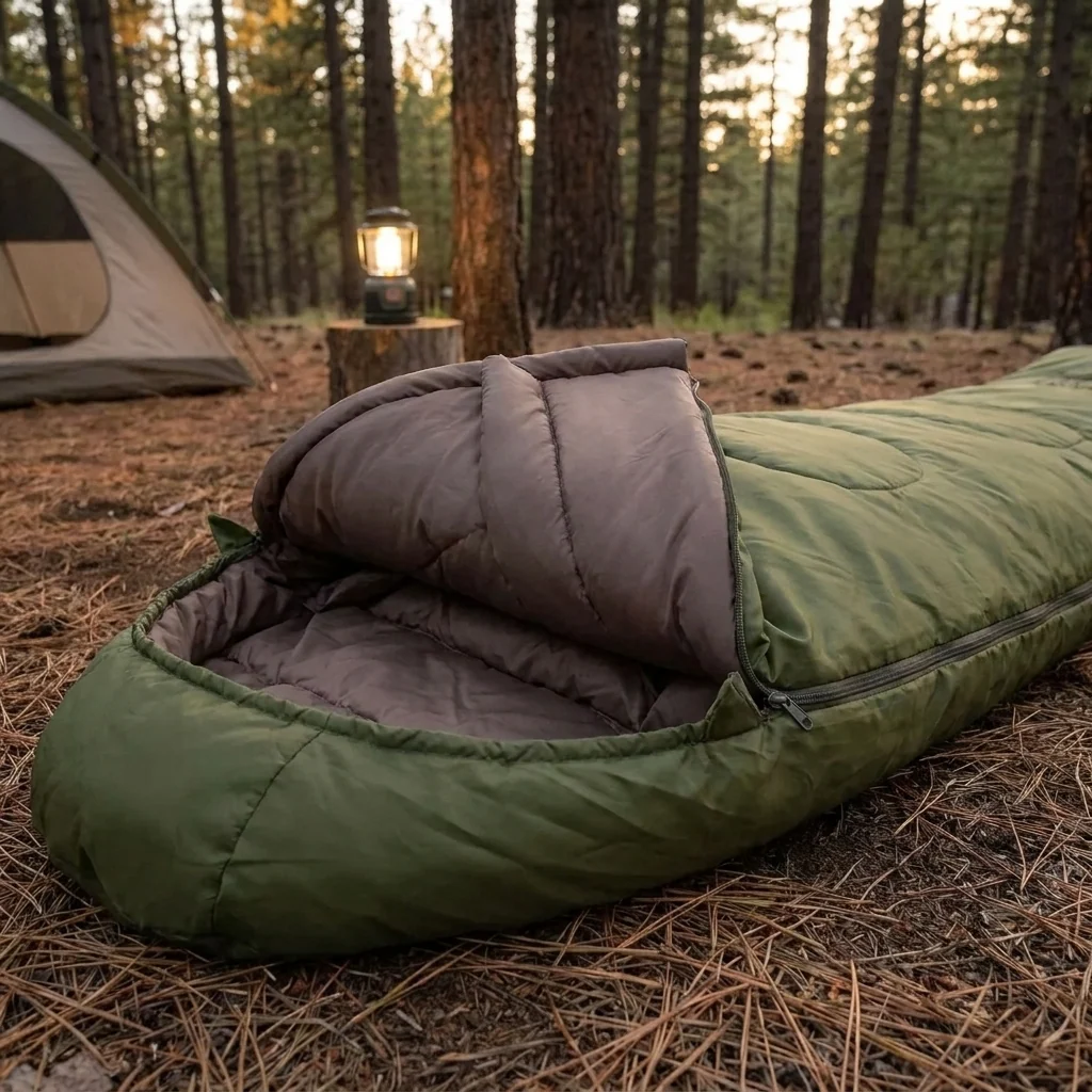 Спальний мішок Grand Canyon Fairbanks 190 -4°C Capulet Olive Left (340020)