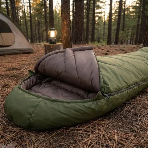 Спальний мішок Grand Canyon Fairbanks 190 -4°C Capulet Olive Left (340020)