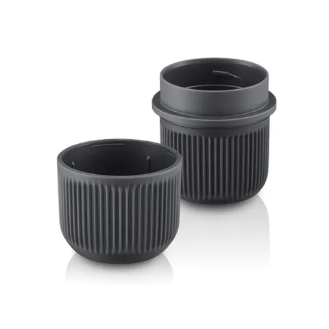 Портативна еспресо-кавоварка Wacaco Nanopresso сіра з чохлом, механічна, для меленої кави — фото 7
