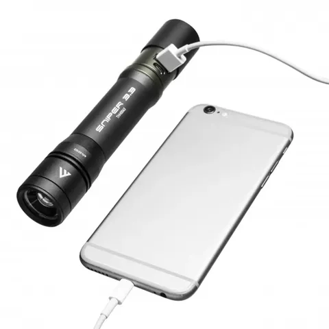 Ліхтар тактичний Mactronic Sniper 3.3 (1000 Lm) Focus Powerbank USB Rechargeable (THH0063) — фото 6