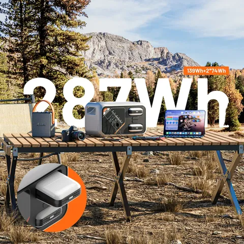 Портативна зарядна станція Litheli FLINT В288, 300Вт, 287 Вт·год + 2 Power Bank — фото 10