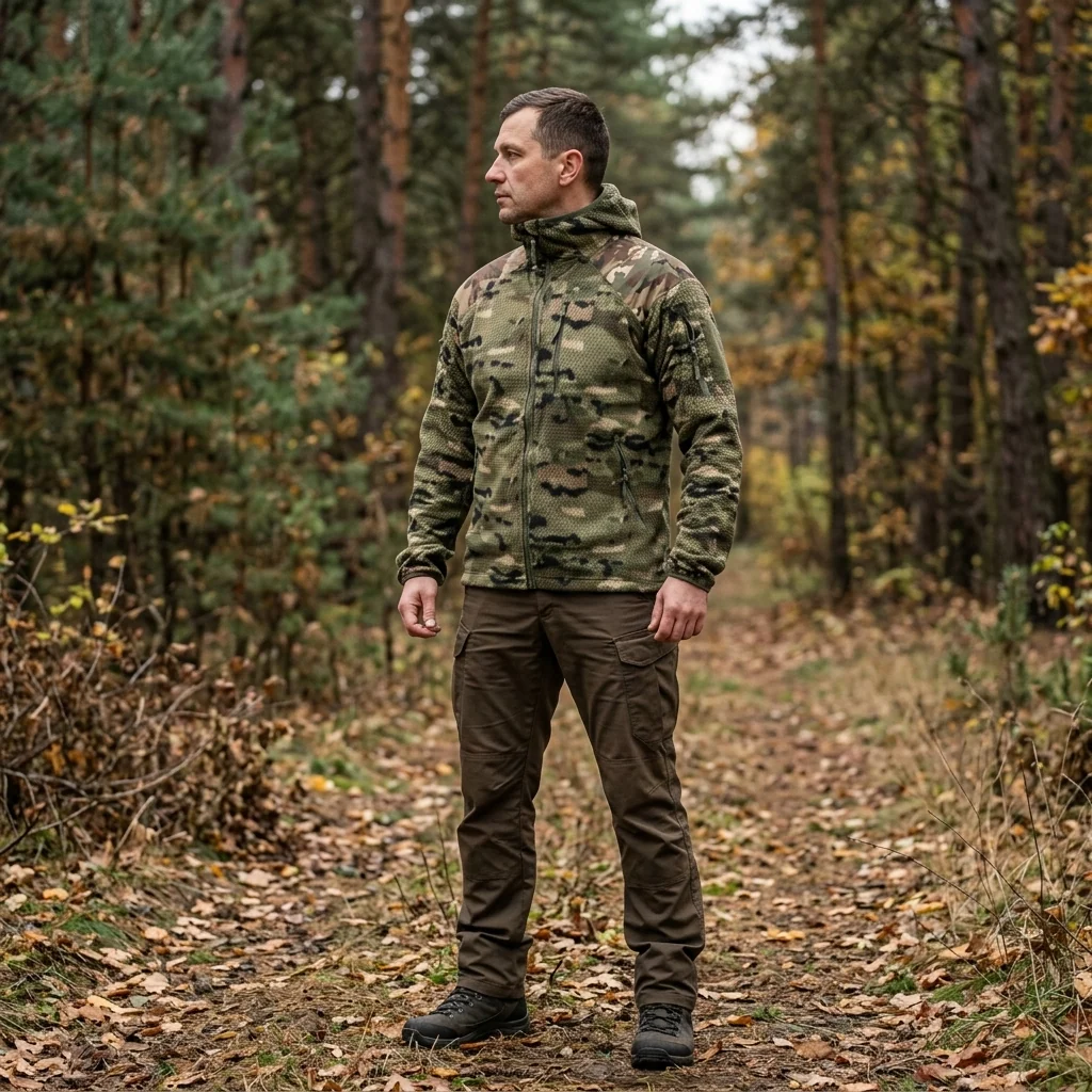 Флісова кофта мультикам Kiborg Jacket Grid Fleece