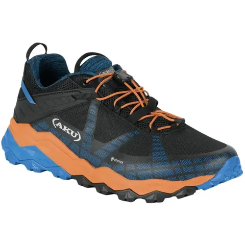 Літнє трекінгові кросівки AKU FlyRock GTX (Чорний/Синій) з Gore-Tex і Vibram — фото 2