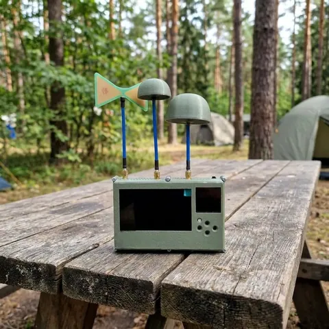 Пристрій радіоелектронної розвідки : 3-канальний детектор відеосигналу з дронів (1.2 ГГц, 3.3 ГГц, 5.8 ГГц)