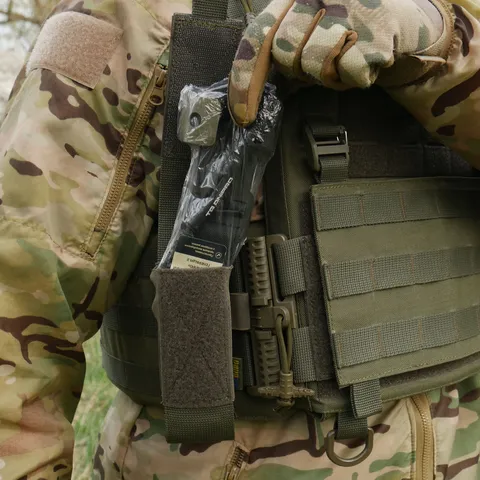 Відкритий підсумок хакі під турнікет з кріпленнями для ножиць та маркера — фото 11