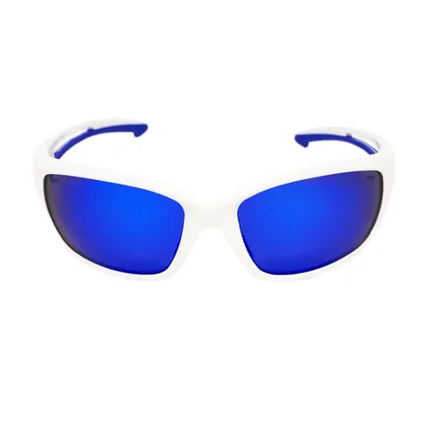 Захисні окуляри з поляризацією BluWater Seaside White Polarized (G-Tech™ blue), дзеркальні сині, Білий — фото 4
