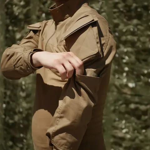 Сорочка Defcon 5 Cool Combat Shirt Cotone Койот — фото 5