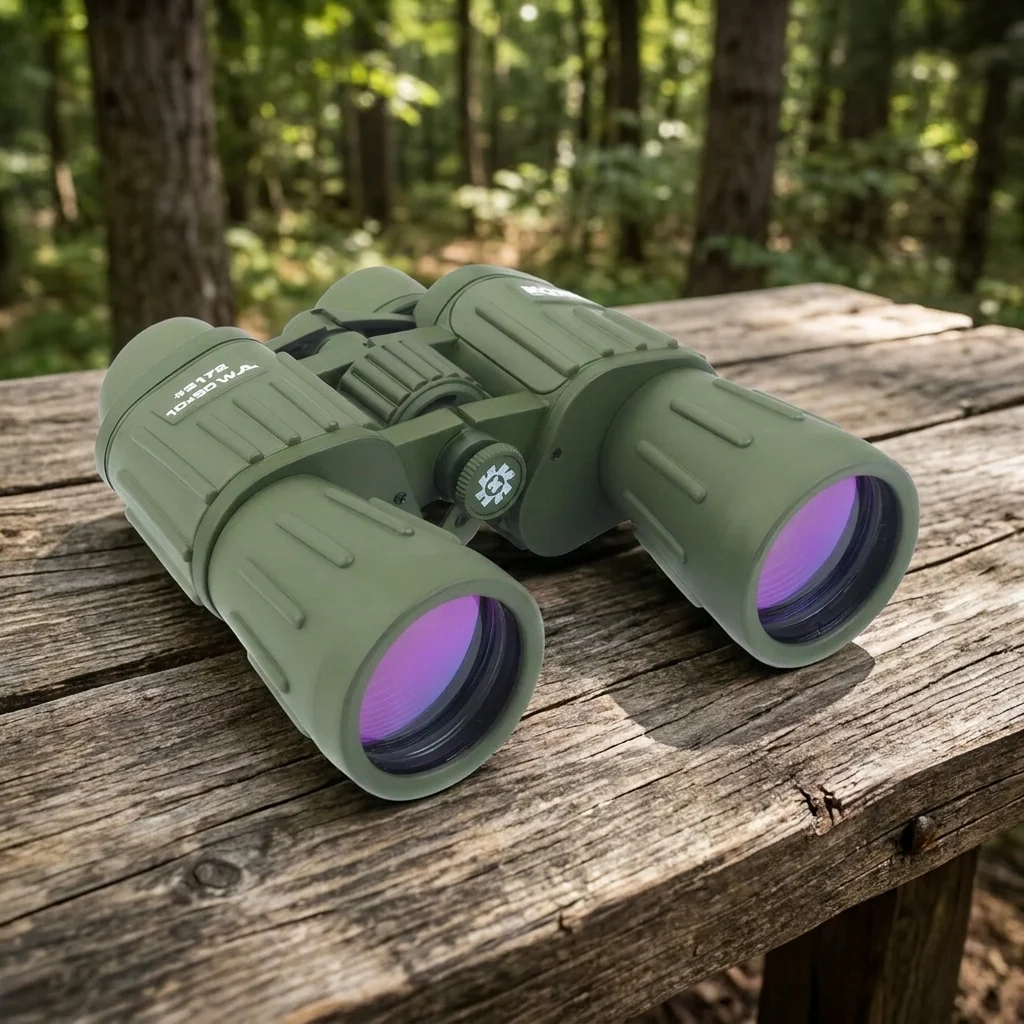 Бінокль Konus Army 10x50 (армійський, олива)