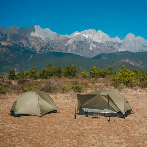Намет надлегкий двомісний Naturehike Mongar CNK2550WS016, 15D, сiрий — фото 11