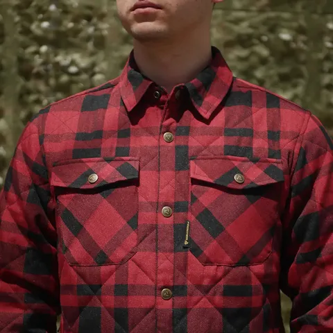 Куртка Frontier Tartan Червона — фото 5