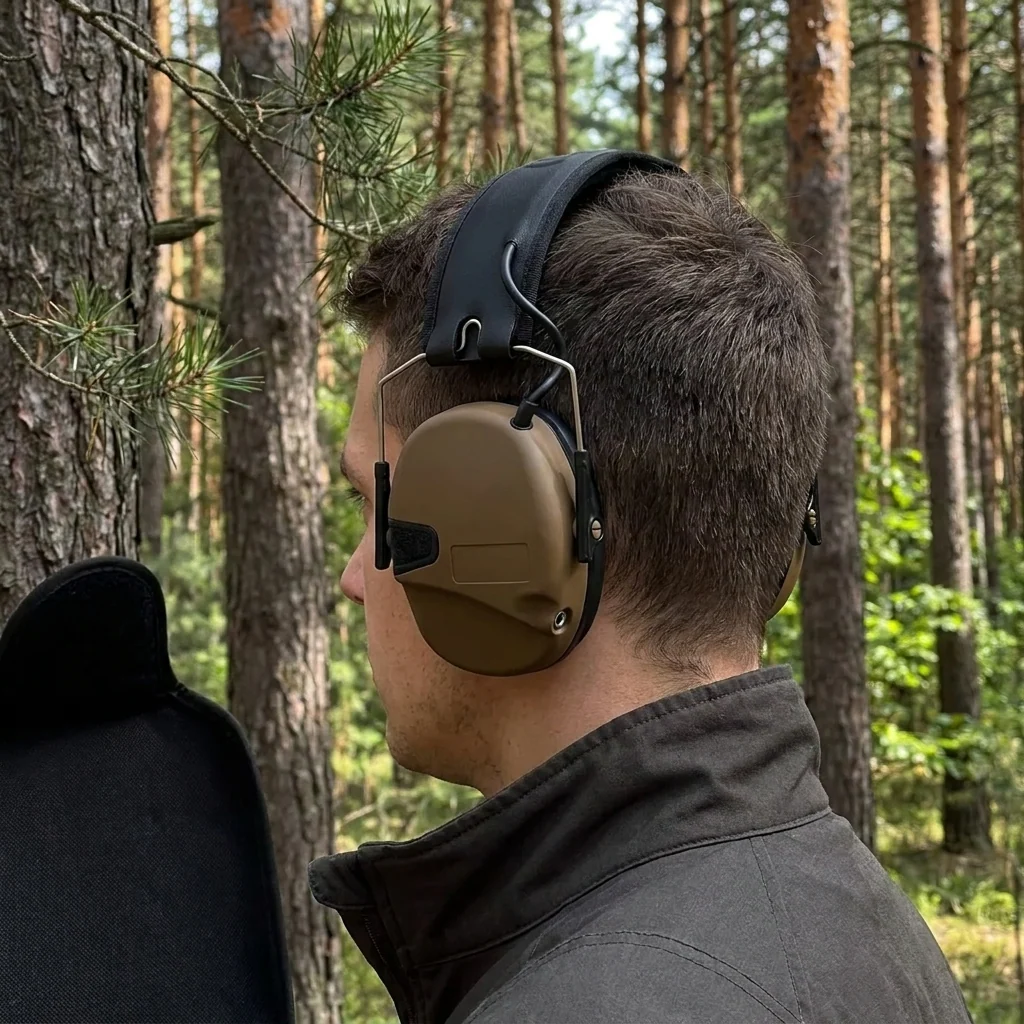 Активні навушники C4 Tactical (SNR=27dB Bluetooth) - койот
