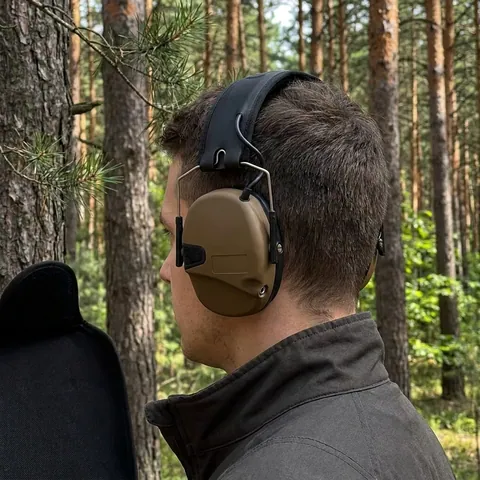 Активні навушники C4 Tactical (SNR=27dB Bluetooth) - койот