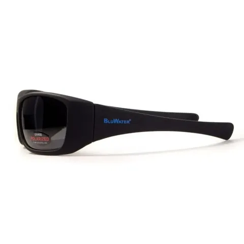 Окуляри поляризаційні BluWater Paddle Polarized (gray) чорні, Чорний — фото 3