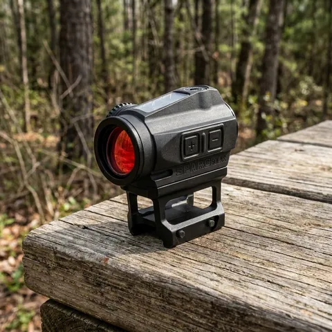 Приціл коліматорний Vortex Sparc Solar Red Dot на Weaver з точкою 2 МОА і сонячною батареєю (SPC-404) (06708)