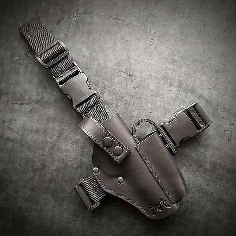 Кобура під ТТ/Browning M1903 - стегна, колір чорний
