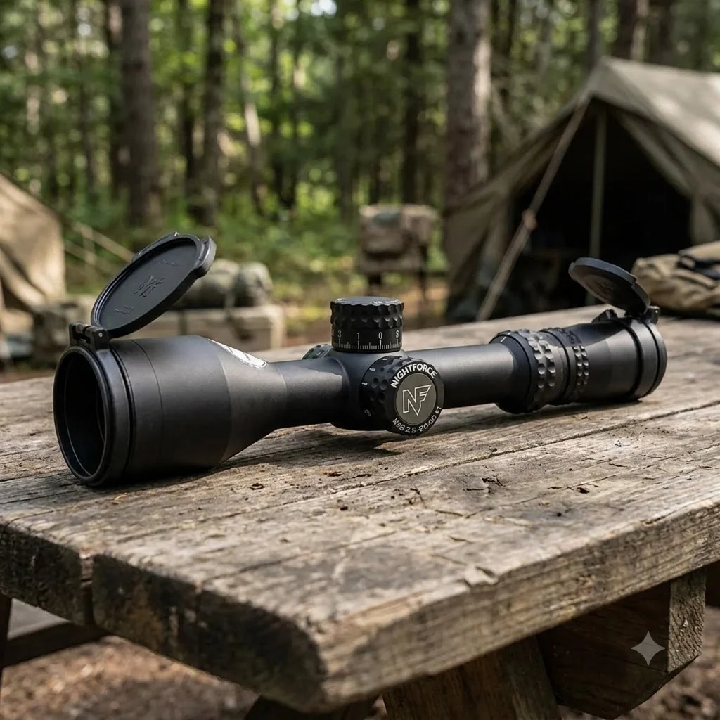 Приціл Nightforce NX8 2.5-20x50 F1 ZeroS. Сітка Mil-XT з підсвічуванням