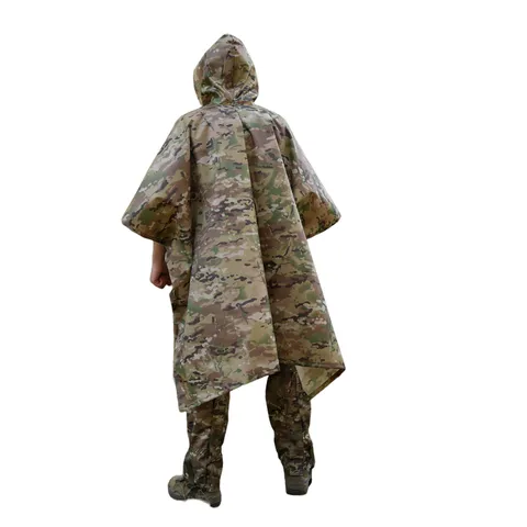 Пончо-дощовик із запаяними швами Kiborg Waterproof Мультикам — фото 5