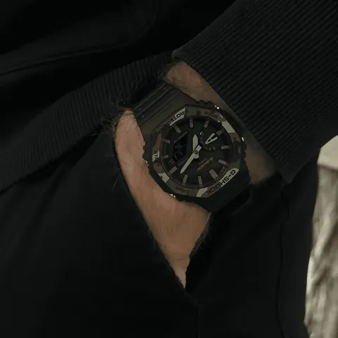 Годинник Casio G-SHOCK GA-2100SU-1AER - чорний / камо — фото 5