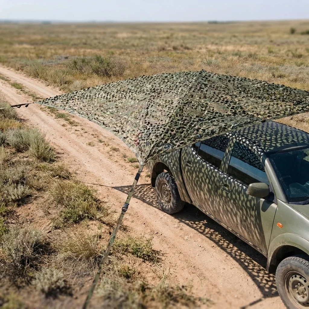 Маскувальна сітка Militex для окопів та бліндажів Темний мультикам 3х2,5м (площа 7,5 кв.м.)
