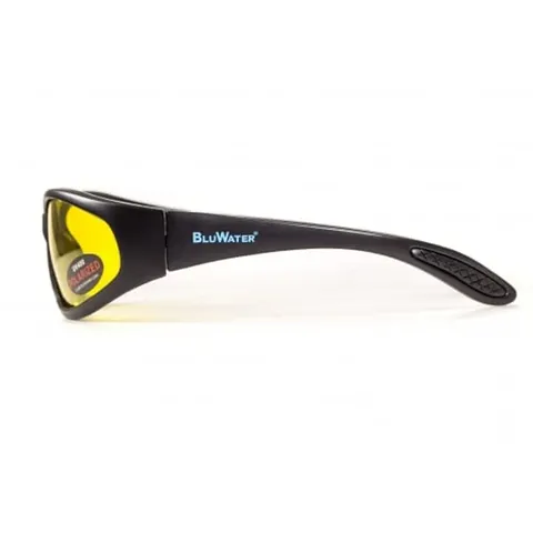Окуляри поляризаційні BluWater Samson-2 Polarized (yellow) жовті, Чорний — фото 5