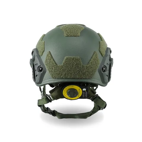 Кевларовий балістичний шолом FAST GEN III Kevlar Olive з кріпленням NVG та рейками — фото 5