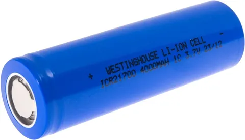 Акумулятор Westinghouse ICR21700 4000 mAh 3.7V Li-ion без плати захисту Flat Top — фото 3