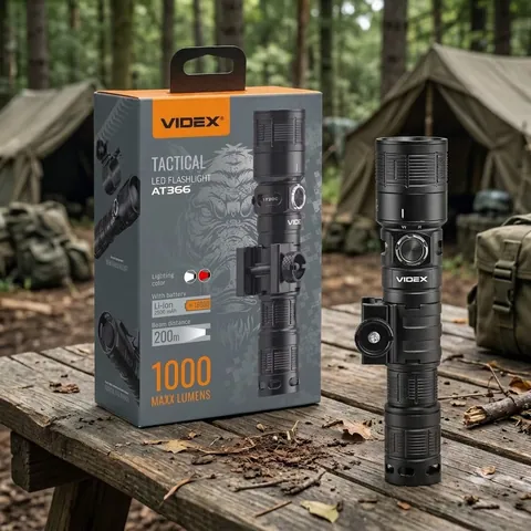 Тактичний світлодіодний ліхтарик VIDEX VLF-AT366 1000Lm 5000K
