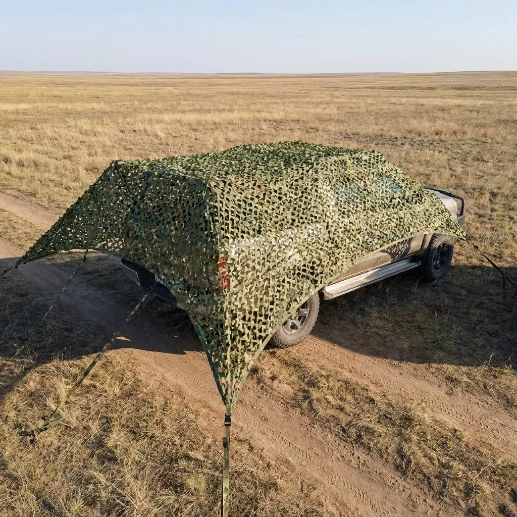 Маскувальна сітка Militex для авто Мультикам весна 5х7м (площа 35 кв.м.)