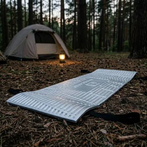 Килимок (185х55х1,5 см) BaseCamp X-Line Roll Foiled Mat IXPE Олива