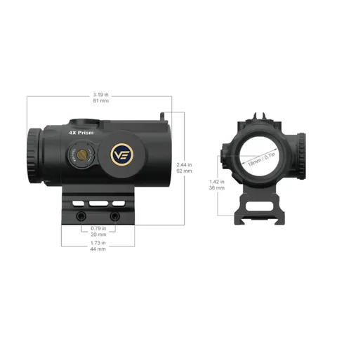 Приціл призматичний Vector Optics Paragon 4x24 Micro — фото 14
