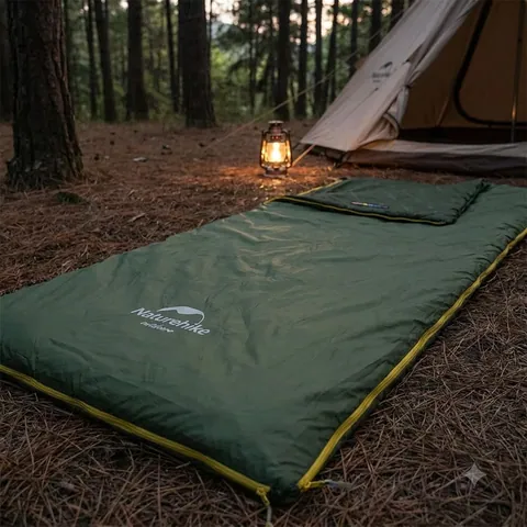 Спальний мішок Naturehike LW180 Mini NH21MSD04, лівий, XL, темно-зелений