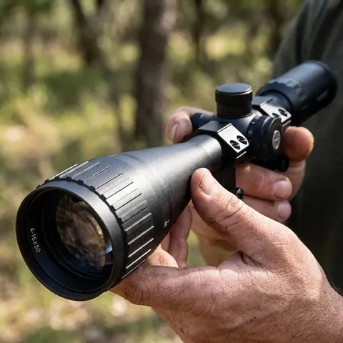 Приціл оптичний Hawke Fast Mount 4-16x50 AO сітка Mil Dot з підсвічуванням. Кільця на Ластівчин хвіст — фото 3