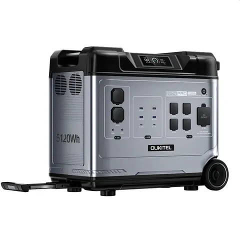 Портативна зарядна станція OUKITEL P5000E Pro 5120Wh 4000W LiFePO4 з функцією UPS — фото 2
