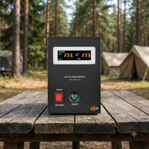 ДБЖ з правильною синусоїдою 12V LPY-B-PSW-500VA+ (350Вт) 5A/10A