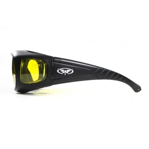 Окуляри захисні з ущільнювачем Global Vision Outfitter (yellow) Anti-Fog, жовті, Чорний — фото 4