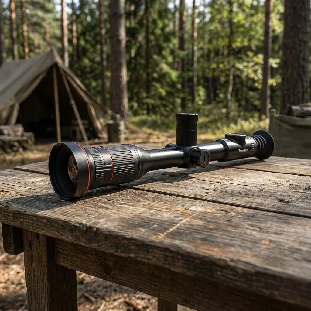 Тепловізійний приціл Ares 360 (384x288, 12 мкм, NETD <35 мК, 3000 м, оптичний та цифровий Zoom)