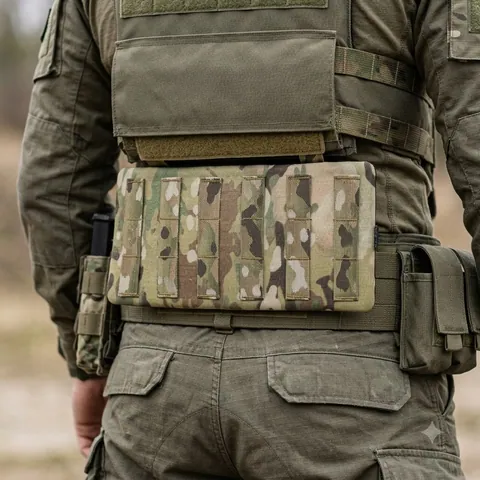 Захист попереку з балістичним пакетом 1 клас захисту Militex cordura USA Multicam — фото 3