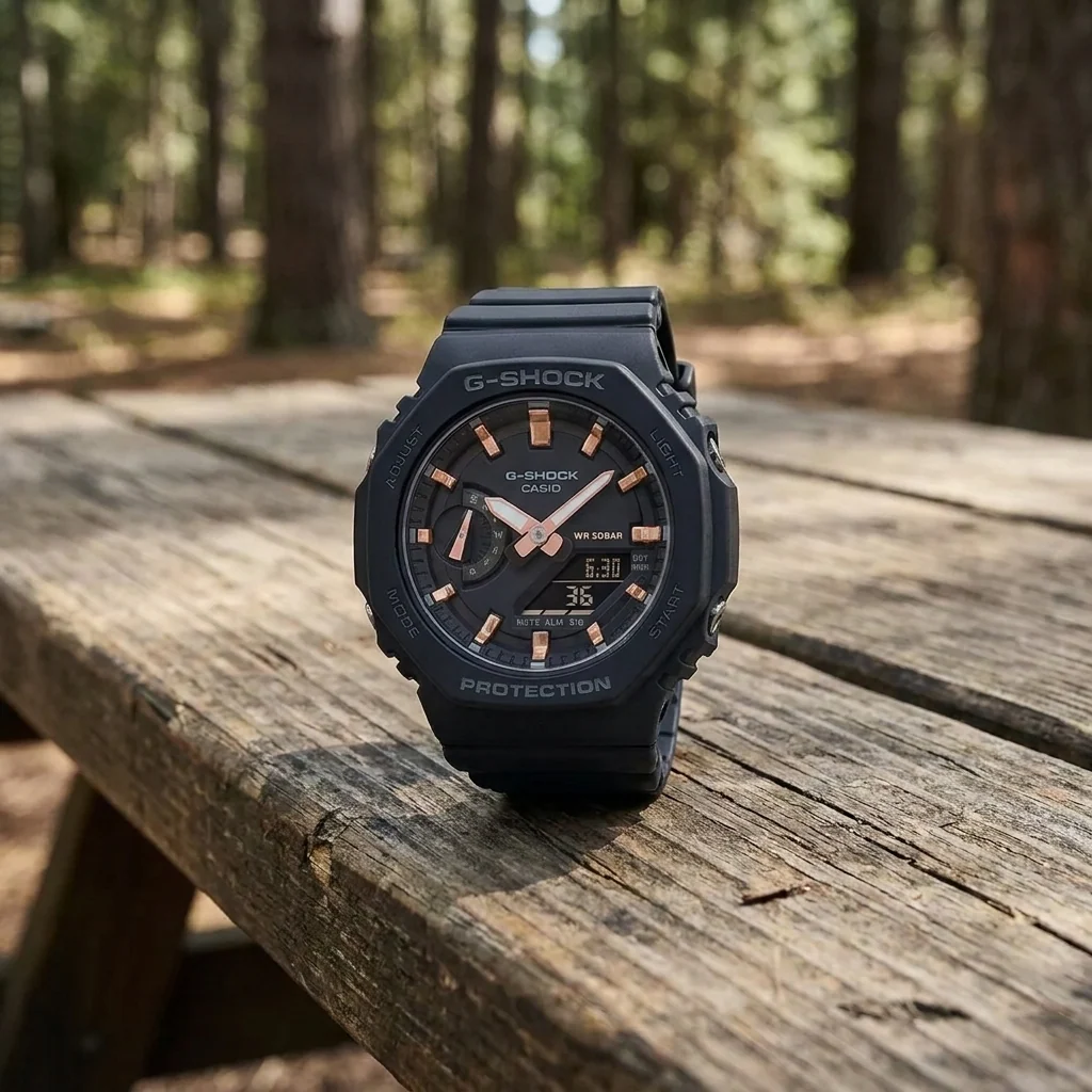 Годинник Casio G-SHOCK GMA-S2100 - чорний
