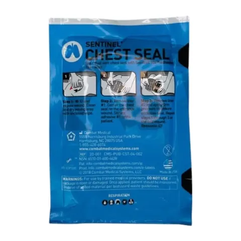 Пов'язка оклюзійна MARCH Sentinel® Chest Seal Pocket Size — фото 3