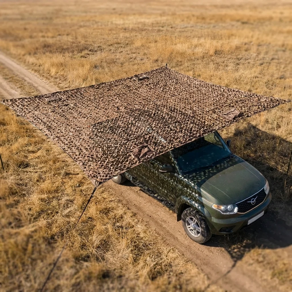 Осіння маскувальна сітка Militex Камуфляж земля 3х5м (площа 15 кв.м.)