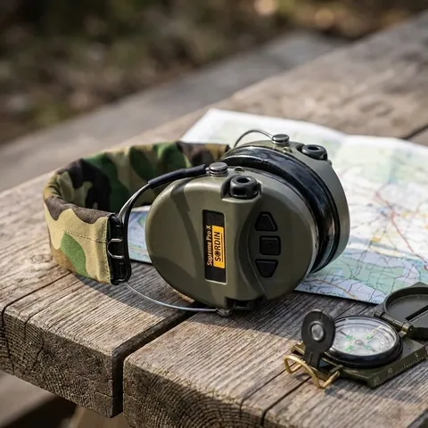 Активні навушники для стрільби Sordin Supreme Pro X Green Camo — фото 3