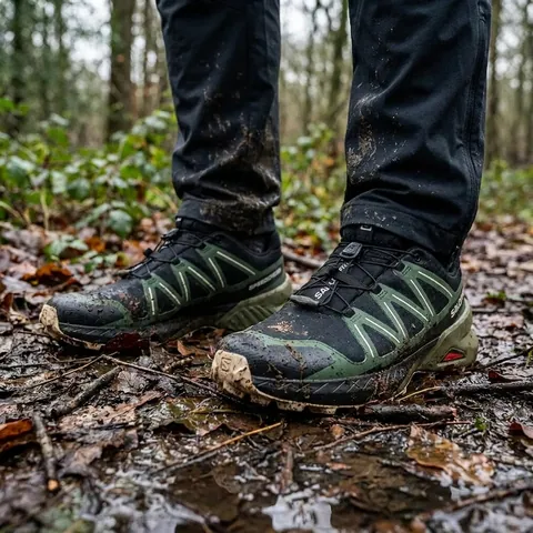 Кросівки Salomon SPEEDCROSS PEAK BlackForest/Rainy Day трейлові для міста та легкого бездоріжжя